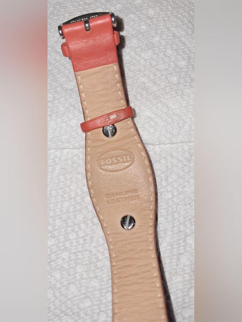 FOSSIL ORANGE FACE & BAND WATCH - Picture 10 of 16